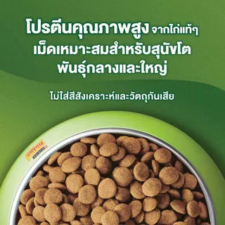 [เลือกขนาดได้] Friskies อาหารสุนัข สุนัขโต รสเนื้อ