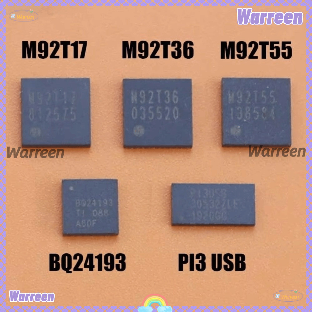 WARREEN ชิปการจัดการการชาร์จ, M92T36 P13USB BQ24193 M92T17 พื้นผิว Mount เมนบอร์ดชิป, ส่วนประกอบอิเล