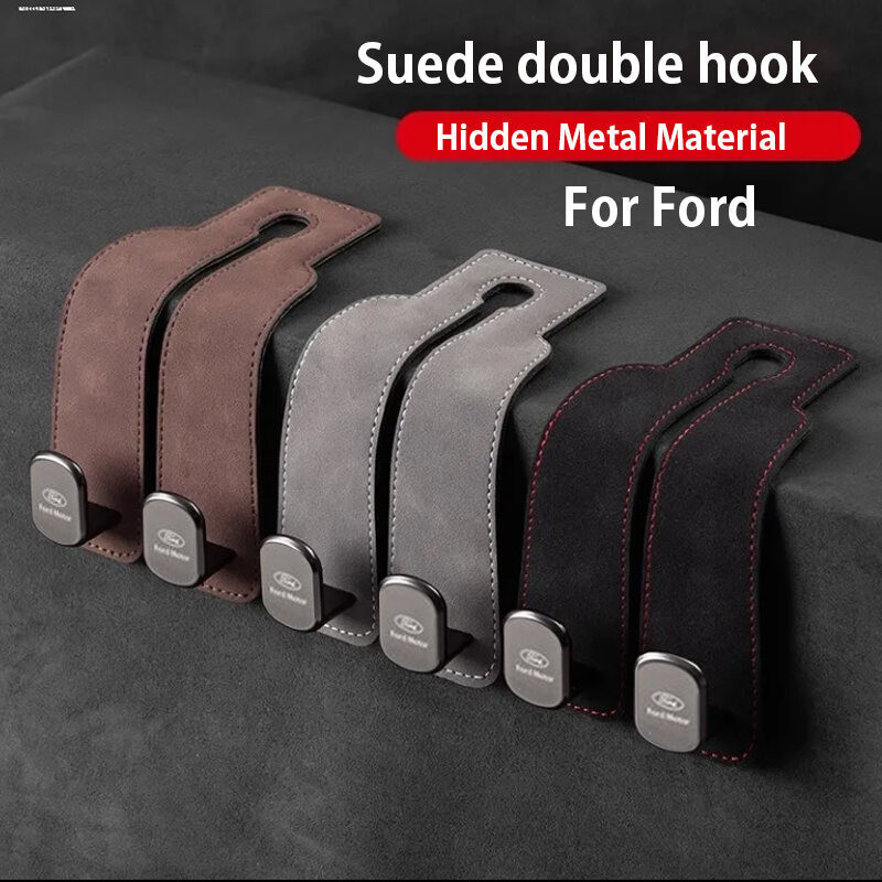 Ford Car Hook สําหรับอุปกรณ์ตกแต่งภายในรถยนต์กระเป๋า Hook Holder Double Hook สําหรับ Ford Fiesta Ran
