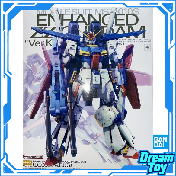 Bandai MG MSZ-010S Enhanced ZZ Gundam (เวอร์ชั่น กา) | โมบิลสูทกันดั้มZZ | ชุดโมเดลพลาสติกแปลงร่าง A