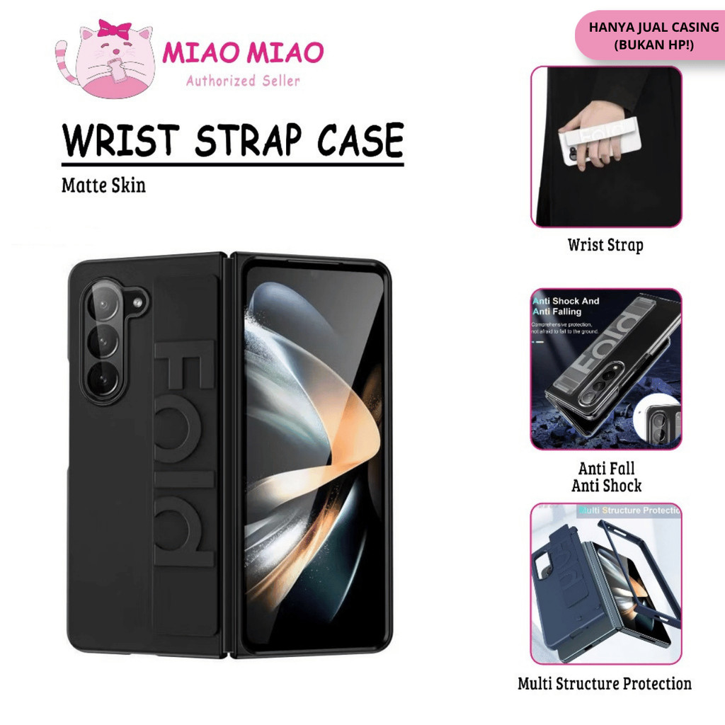 Samsung Galaxy Z Fold 4 Z Fold 5 Z Fold 6 Z Fold 7 / ZFold4 ZFold5 ZFold6 ZFold7 Case สายรัดข้อมือ M
