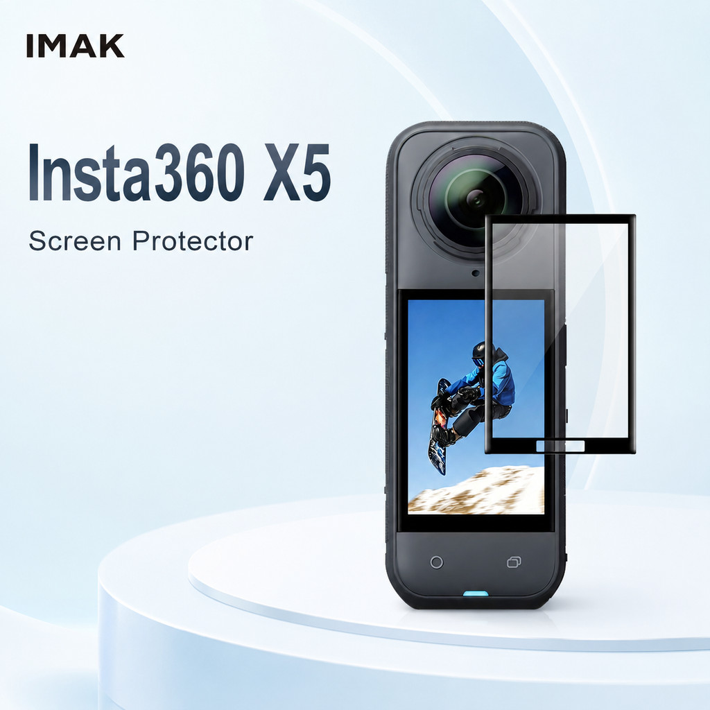 ฟิล์มกระจก สำหรับ Insta360 X5 Anti Scratch HD Clear 9H ความแข็ง FM0028