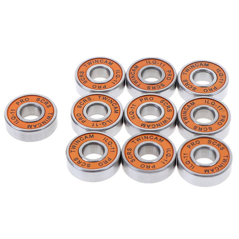[JHA] 10 ชิ้น Stainless Bearings Performance Roller Skate Scooter Skateboard Wheel ใหม่