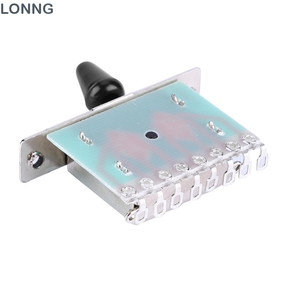 สวิตช์คันโยกกีตาร์ LONNG, โลหะ 5-Way ตําแหน่ง 5-Way Pickup Selector Switch, Professional Silver Guit