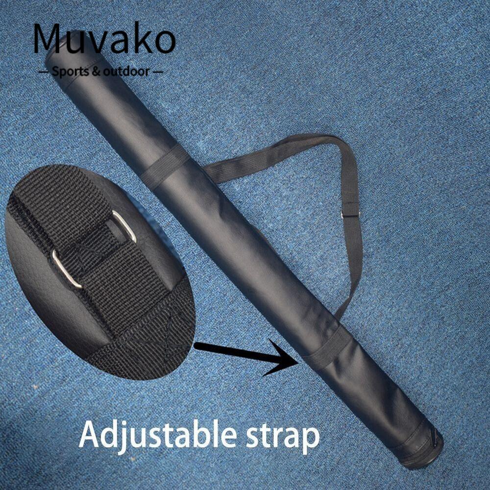 MUVAKO Leather Baseball Bat Backpack ทนทาน Pouch Holder Bat Cover