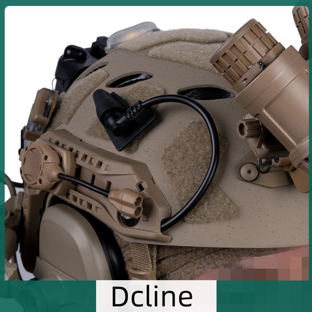 แบตเตอรี่แพ็คสายเคเบิลเชื่อมต่อเมาท์น้ําหนักเบาสําหรับหมวกกันน็อค NVG [Dcline.th]