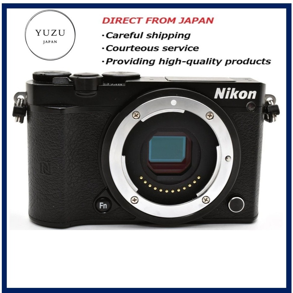 Pre-owned Product Nikon 1 J5 Mirrorless Digital Camera Body Black 20.8MP 4K Video 180° Tilting LCD H