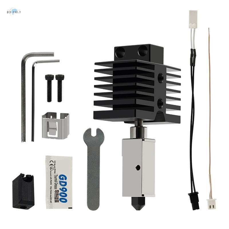 อัพเกรด Hotend สําหรับ Qidi X Plus 3/X Max 3/X สมาร์ท 3/Q1 Pro หัวฉีดเหล็กชุบแข็ง Hotend 50W 3D อุปก