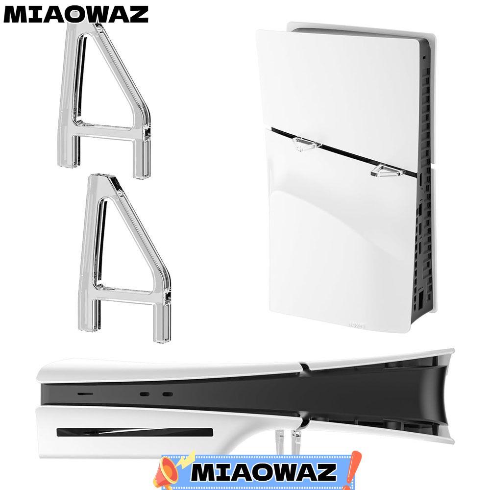 MIAOWAZ PS5 Slim Stand,สามเหลี่ยมรูปร่างUniversalขาตั้งแนวนอน,อุปกรณ์เสริมสําหรับเล่นเกมลื่นคอนโซลโป