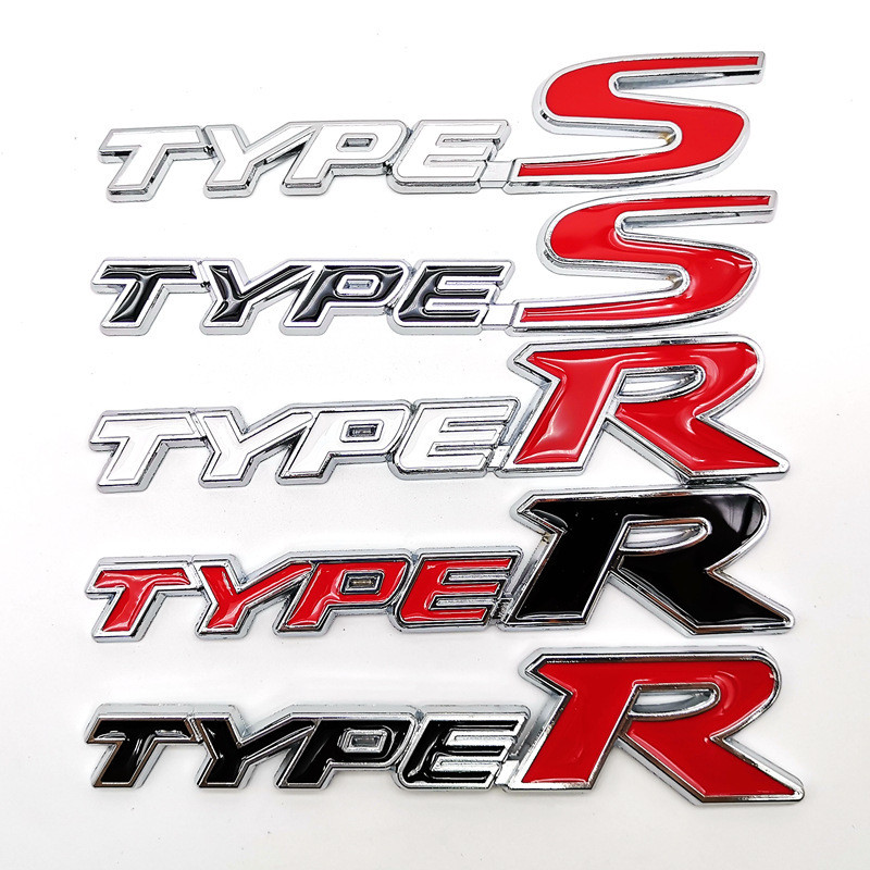 TYPER TYPES ป้ายโลหะรถดัดแปลง Body Label TYPER ป้ายรถสปอร์ต
