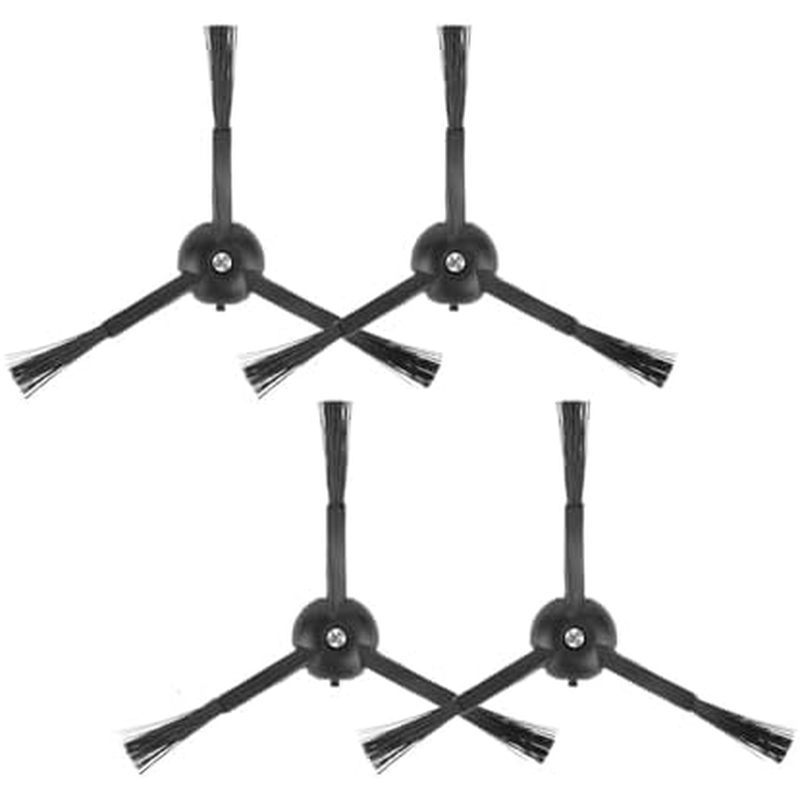 4PCS ชุดขอบแปรงอะไหล่เข้ากันได้กับเครื่องดูดฝุ่น Roborock Q Revo MaxV,Q Revo S,Q5 Max,Q5 Pro,Q8 Max,