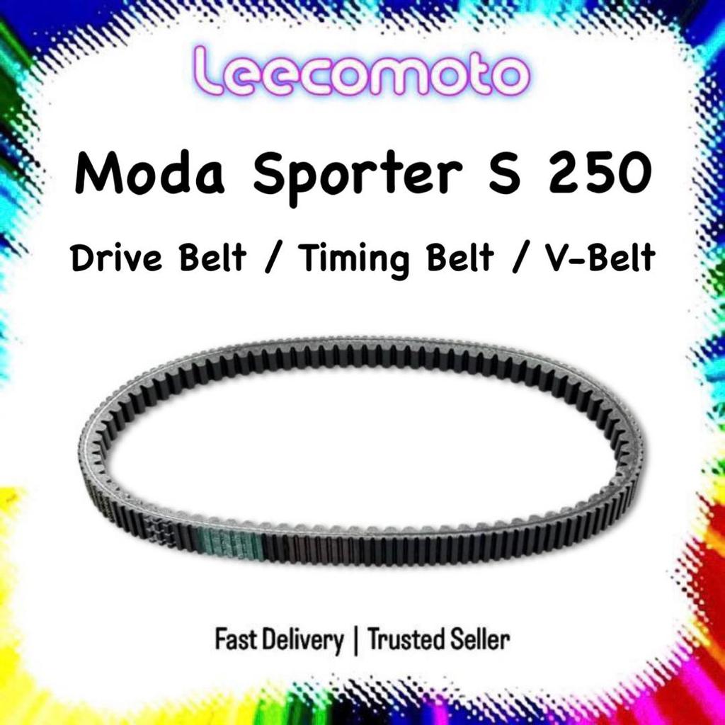 Moda Sporter S 250 เข็มขัดไดรฟ์ Timing V เข็มขัด Puli Pally Poly Pulley V-Belt V Tali Moda CVTSporte