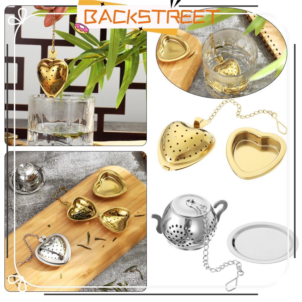 BACKSTAGEREAT Tea Strainer Heart Tea Ball Stainless Steel
