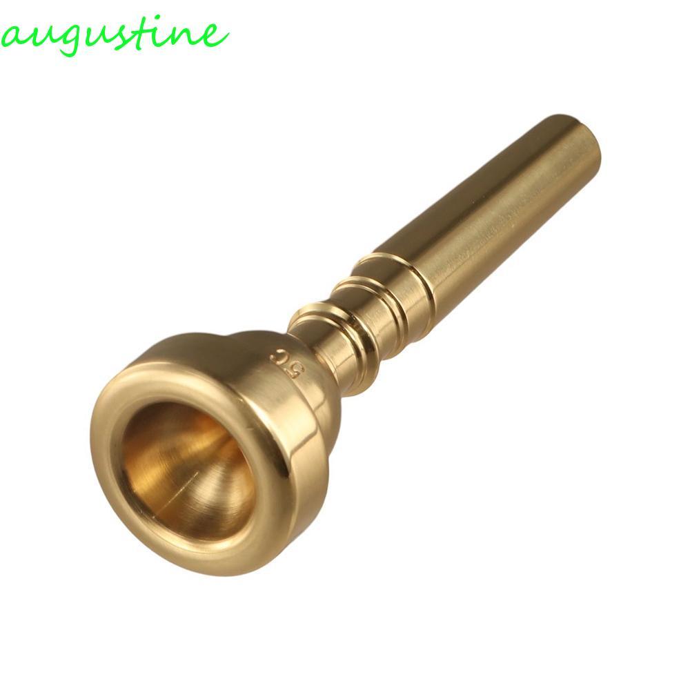 AUGUSTINE ปากเป่าทรัมเป็ต, Silver Gold 3C/5C/7C ทรัมเป็ต Bugle ปาก, Universal Professional Horn โลหะ