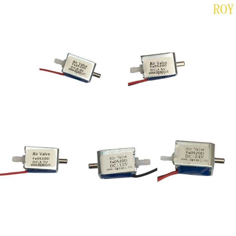 ROY 3V 4 5V 6V 12V 24V ปกติปิดไฟฟ้า Solenoid Gate เหมาะสําหรับ Professional Kitchen Air แก๊ส Flows ค