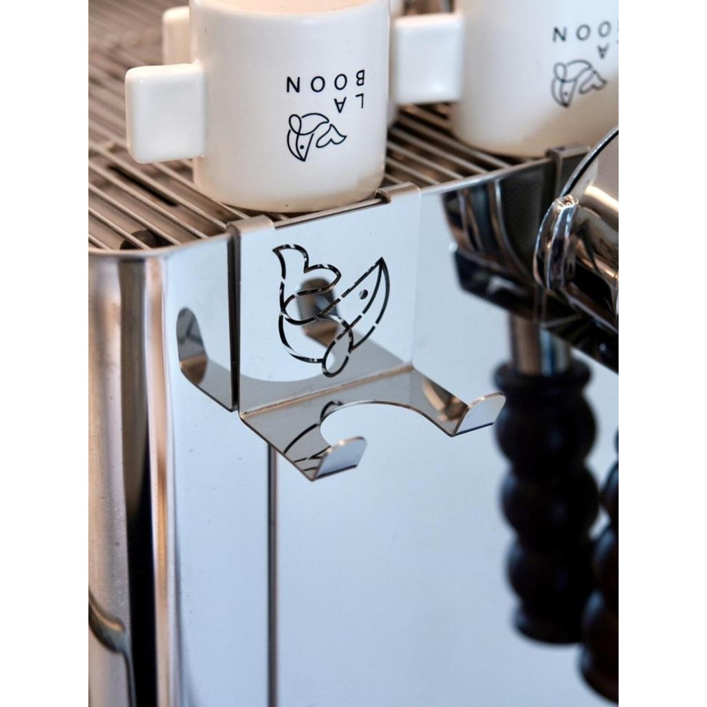 LaboonWorkshop LaboonWorkshop lelit bianca Coffee Machine Handle Hanger 304 Stainless Mirror Surface