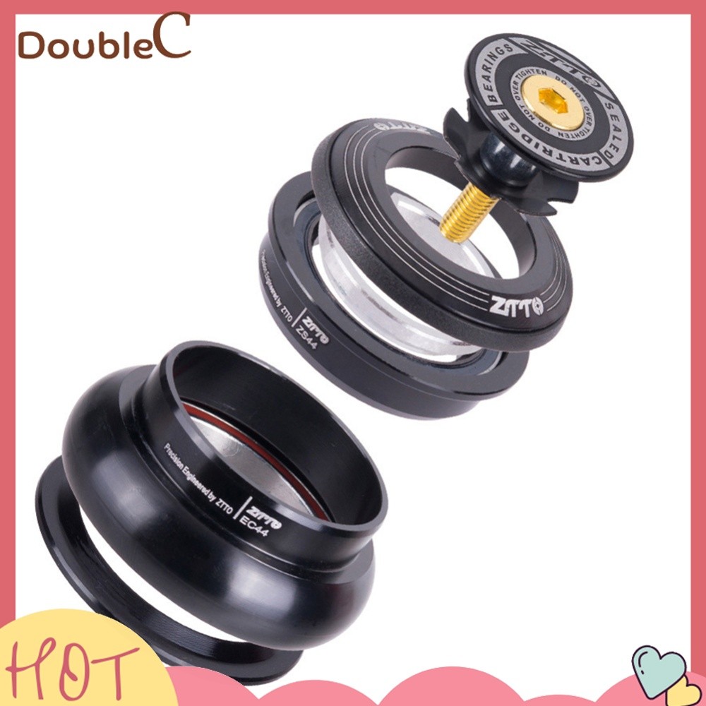 Double C .✿   ชุดหูฟังจักรยาน 44 มม.กรวยตรงหลอดส้อมจักรยานกรอบอลูมิเนียม ไม่มีเกลียว ปิดผนึกแบริ่ง 4