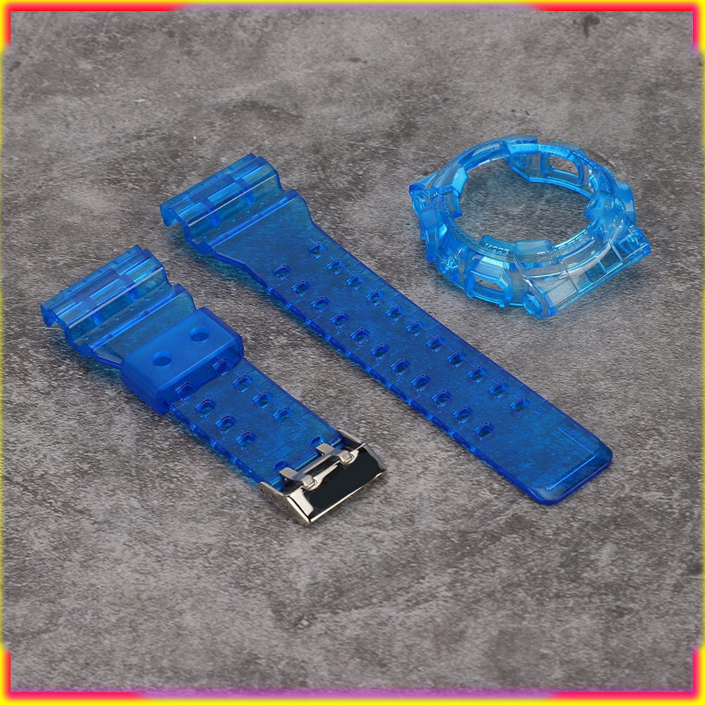 meiliyou-th สายนาฬิกา Watchband Case Set Fit สำหรับ GA-110 GA-100 GD-100 GD-120