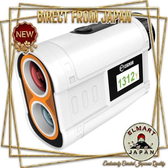 [Direct From Japan] CIGMAN External LCD Display Golf Laser Rangefinder: Supports up to 1,200 m / 1,3