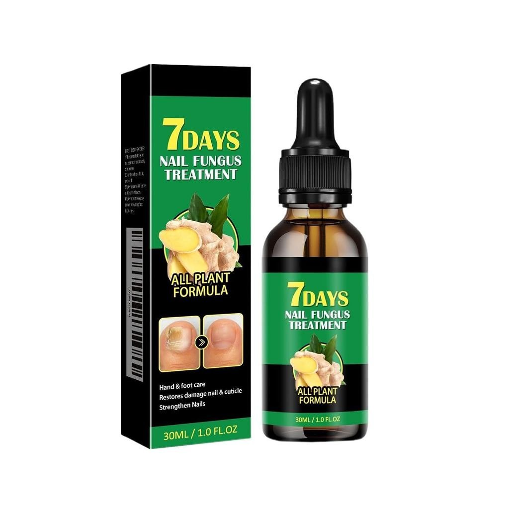 Ginger Nail Growth Serum, Nail Serum 7 Days Intense Repair for Nails Edges, 30ml