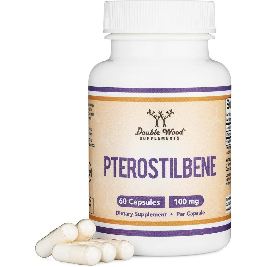 Pterostilbene 100mg, Superior to Resveratrol, Healthy Aging, 60 แคปซูล | Healthy Aging + Clarity, Tr