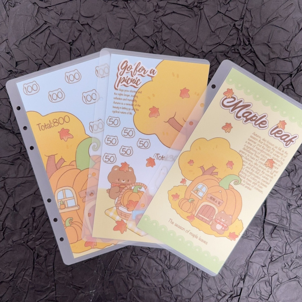 Money Bag Pumpkin Party A6 Money Bag Cash Knot Bag 6 ชิ้น (Default Hole)