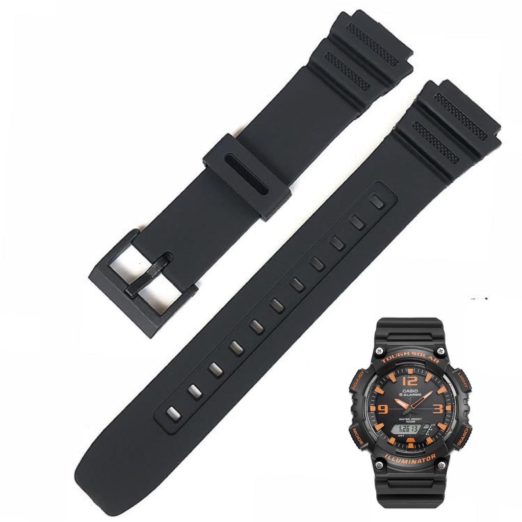 สายเรซินเหมาะสําหรับ Casio AEQ/AE/S810W/MRW/W800H/W737/W218 Series