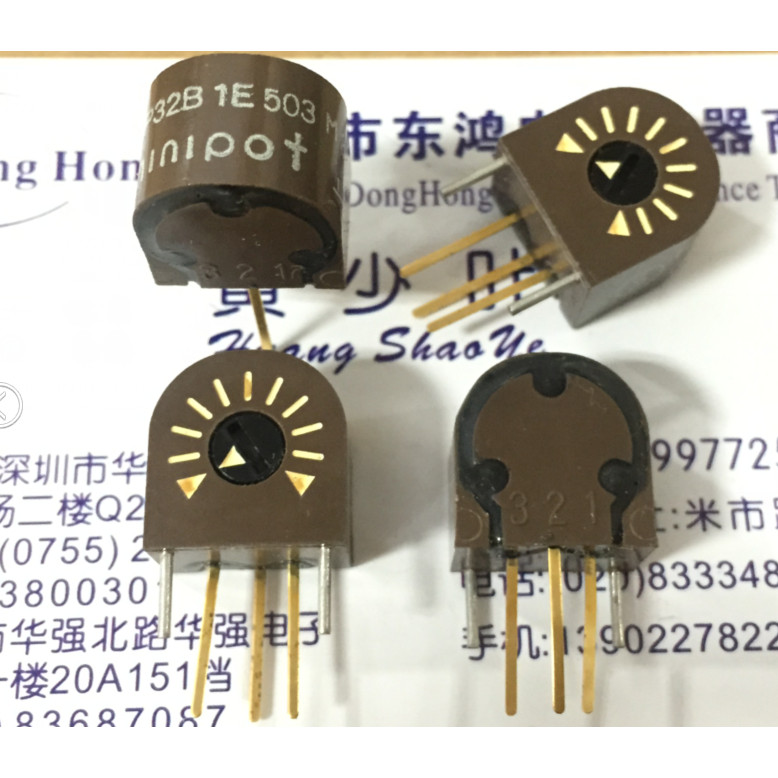 ญี่ปุ่น Towa RJ13 Precision ปรับ Potentiometer 100 Euro 200 Euro 500 Euro 1K 2K 10K แนวตั้งด้านข้างป
