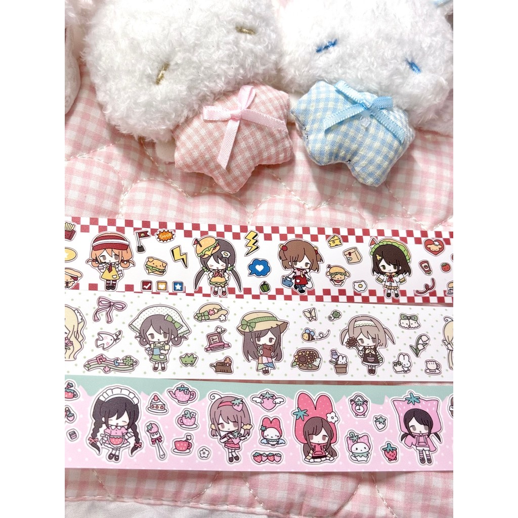 Milk Cap Shop-Original สไตล์น่ารักการ์ตูนตัดฟิล์มเทป diy กลับการ์ด Goo Card คู่มือสติกเกอร์-QQ คน 4.