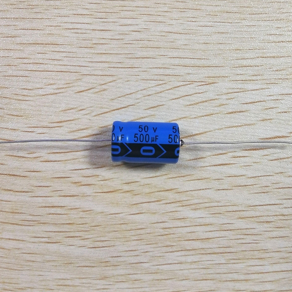 ข้อต่อ ตัวเก็บประจุแนวนอน 50v1uf 50v22uf 50v25uf 50v50uf 50v100uf 50v220uf