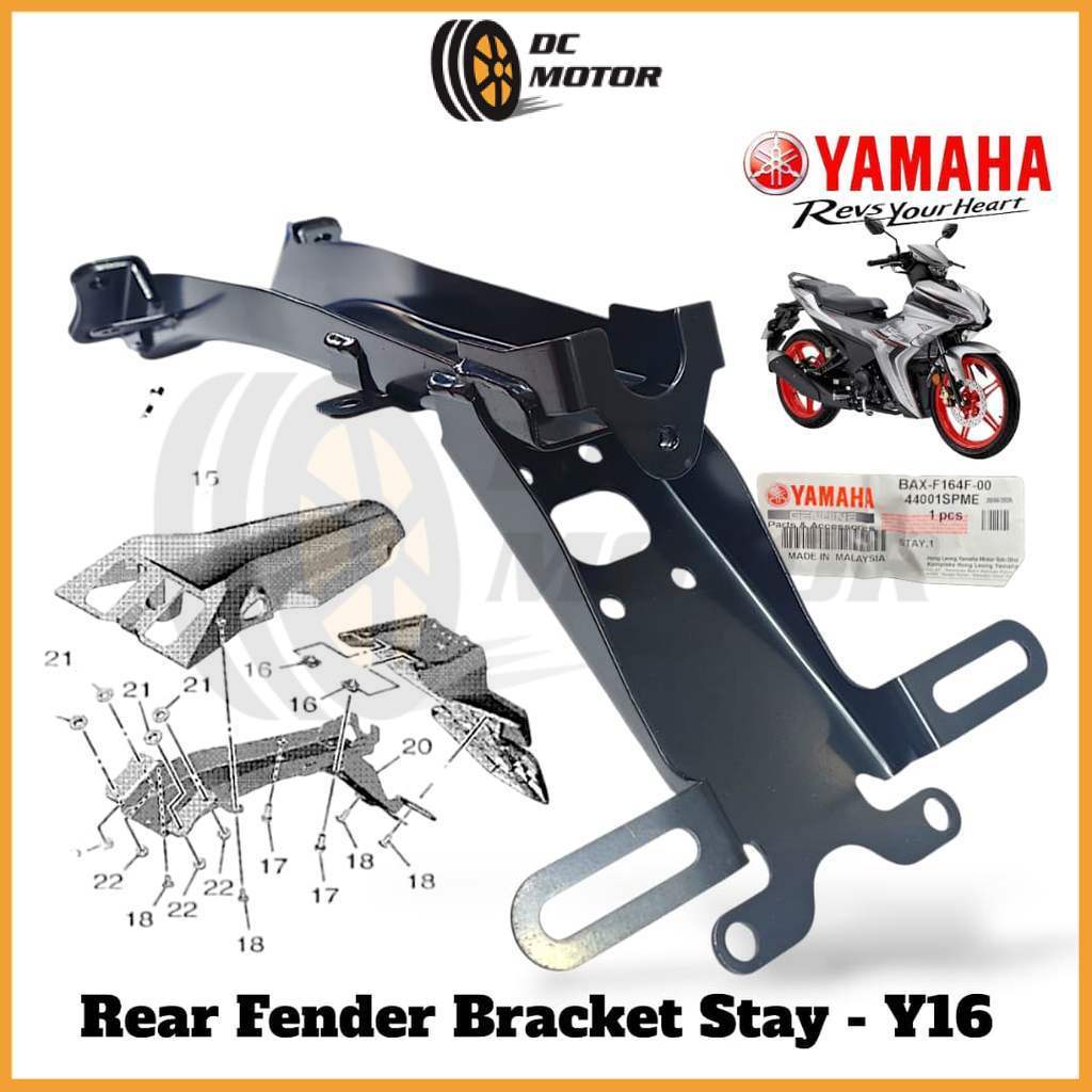 YAMAHA Y16 Y16ZR Y16Z ABS REAR FENDER BRACKET Y16ZR BAX-F164F-00