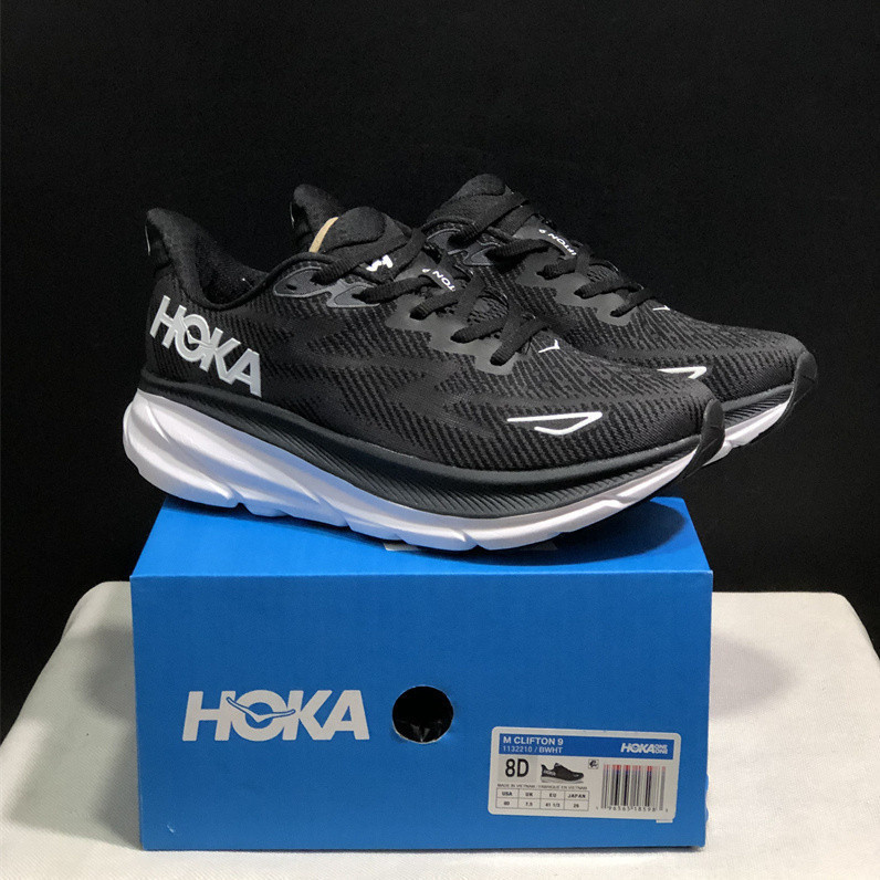 รองเท้าวิ่ง HOKA ONE ONE Clifton 9 กันกระแทกอย่างดี ขนาดกว้าง ใส่ได้ทั้งชายและหญิง ไซส์ 36-47