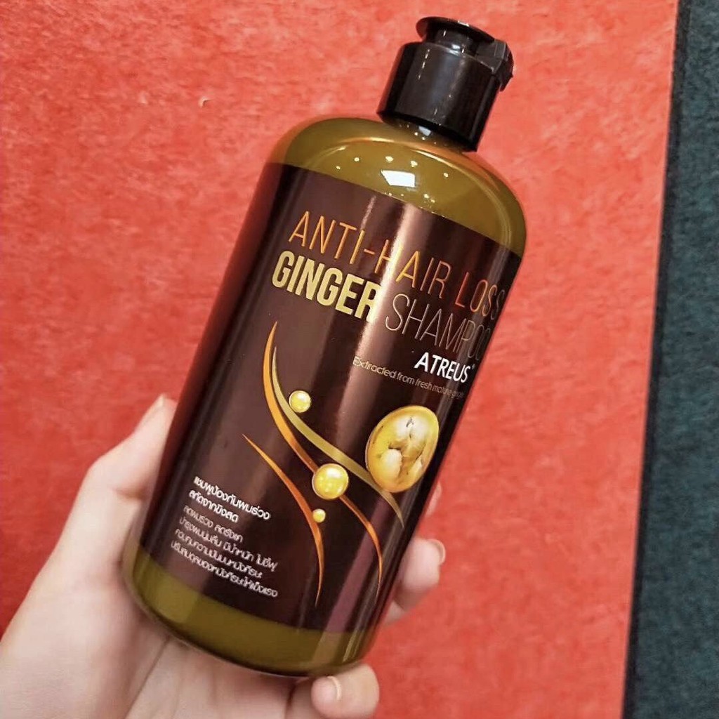 General Trade Thailand ATREUS Ginger Shampoo Hair Care Refreshing Oil Control ขจัดรังแคสามารถ [Q]