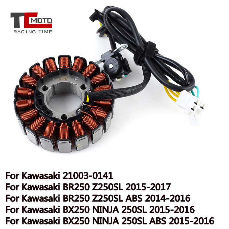 Stator COIL สําหรับ Kawasaki BR250 Z250SL 2015-2017, BX250 Ninja 250SL 2015-2016, BR BX 25015-16 219