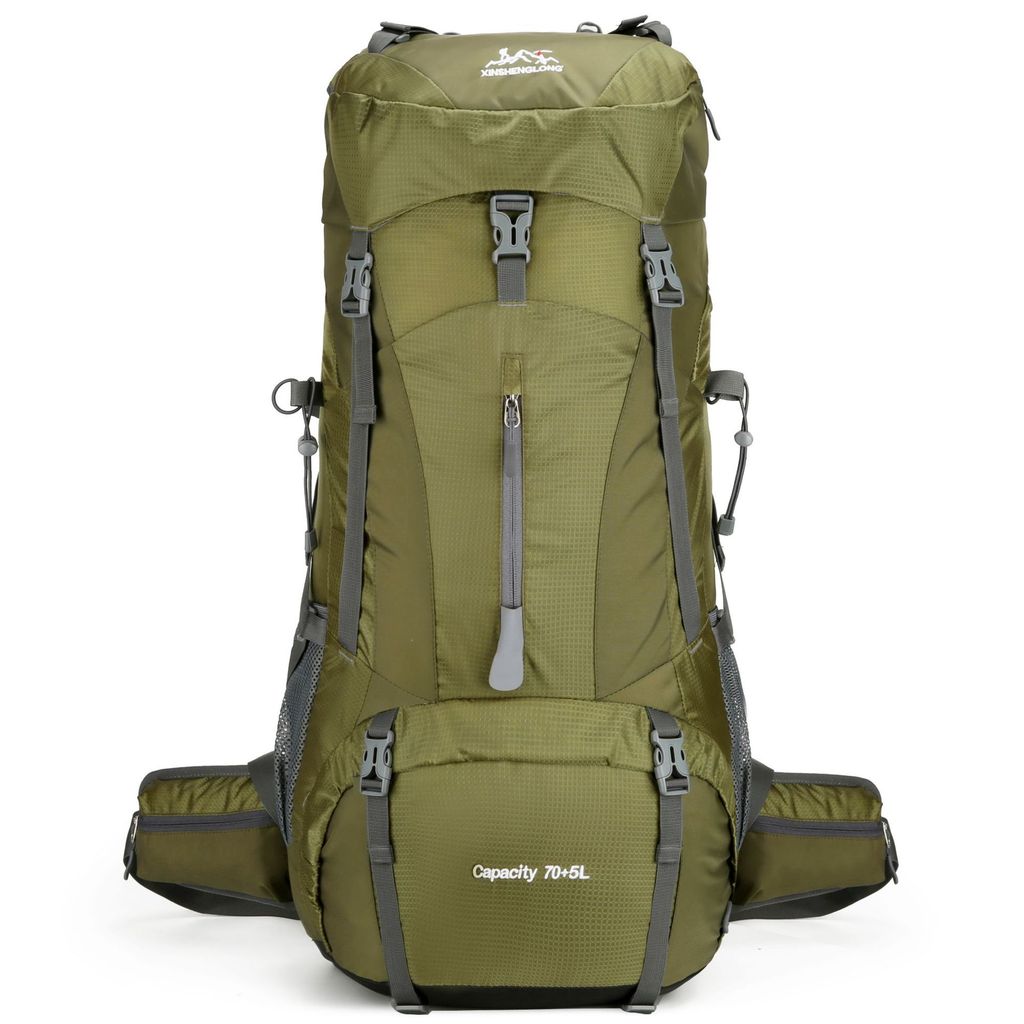 Men's hiking backpack 70+5Large-capacity lightweight women's hiking backpack Camping backpack