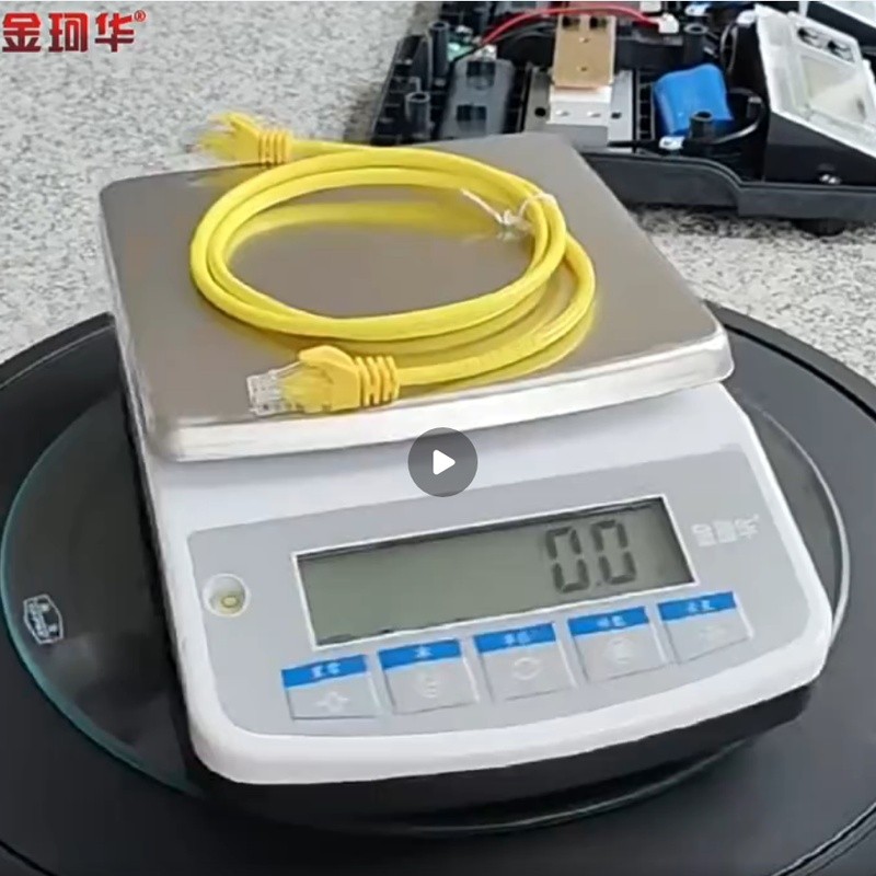 เครื่องชั่งน้ำหนักอิเล็กทรอนิกส์แบบพอร์ตอีเธอร์เน็ต ระบบ IoT การสื่อสาร TCPIP อุปกรณ์ชั่งน้ำหนักอัตโ