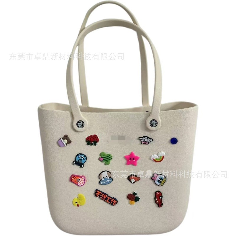 Eva Beach Bag eva Hole Bag กระเป๋าถือ DIY eva Crescent Bag ว่ายน้ํากระเป๋ากลางแจ้ง