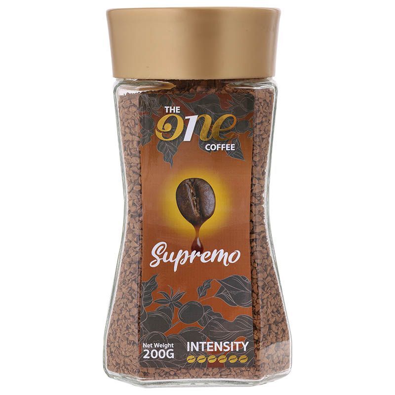 ดิวันคอฟฟี่ซูพรีโม่ 200กรัม The One Coffee Supremo 200g. [หมายเลขบาร์โค้ด 8858663180070]