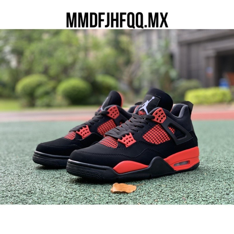 2022 รองเท้าบาสเก็ตบอลใหม่ Air Jordan 4 Retro AJ4 Thunder Red CT8527-016