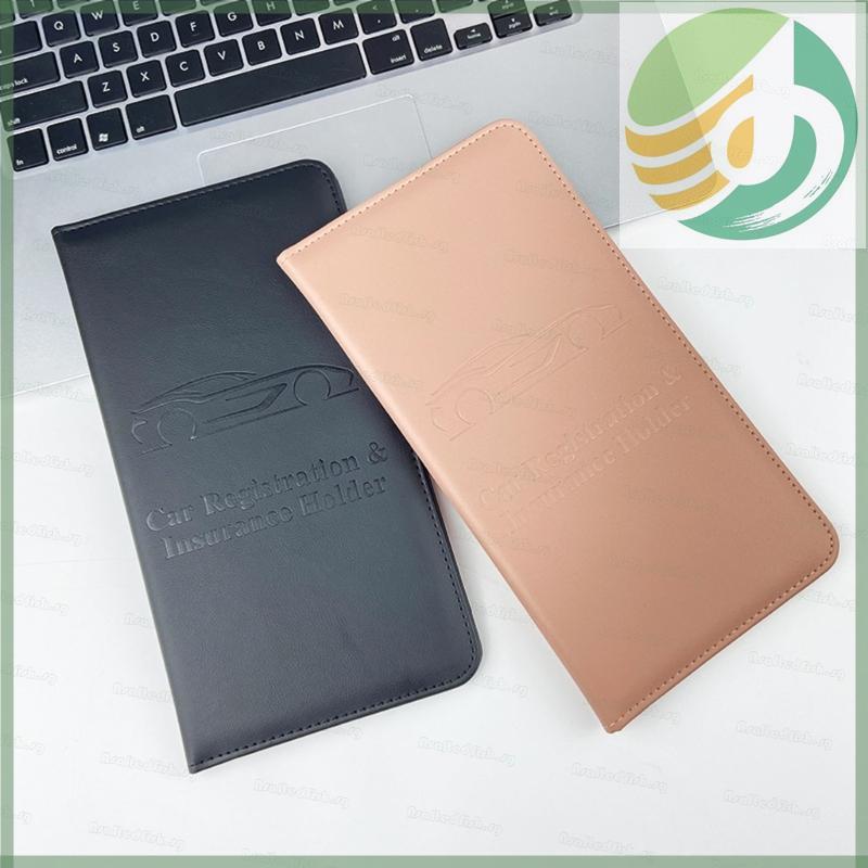 Yf6 As รถเอกสารโฟลเดอร์กระดาษกันน้ํา PU Cowhide จดทะเบียนรถ Organiser รถกระดาษ Protector 5 15x9 56 น