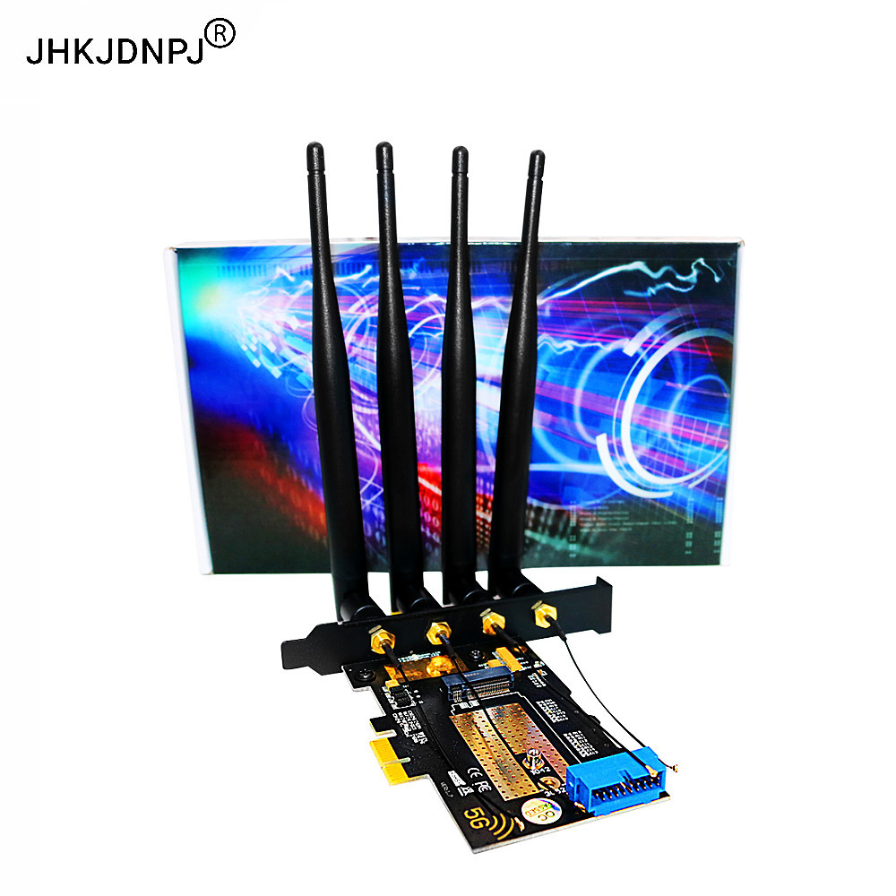 อะแดปเตอร์ USB3.0 คีย์ PCI-E 1X เป็น NGFF M.2 B สําหรับการ์ด 5G WWAN