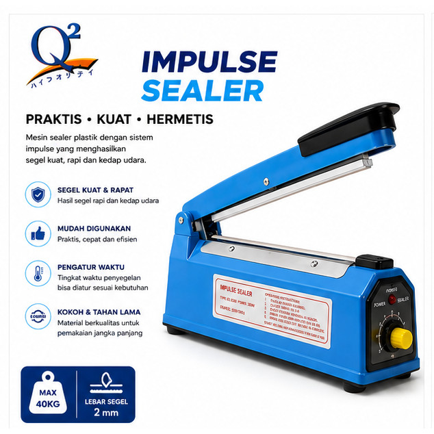 IMPULSE SEALER Q2 20CM / PFS 200 PRESS TOOL / IMPULSE SEALER Q2-8200