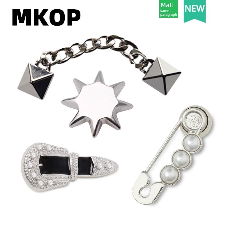 จิบิ จิ๊บบิท crocs Mkop รองเท้ารูพินโซ่โลหะระดับไฮเอนด์