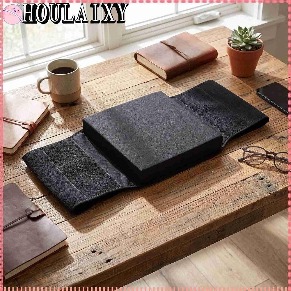 HOULAIXY Cajon , Ergonomic Non-Slip Base Cajon Drum Seat Cushion,แบบพกพาปรับสาย2กระเป๋าด้านข้างน้ําห