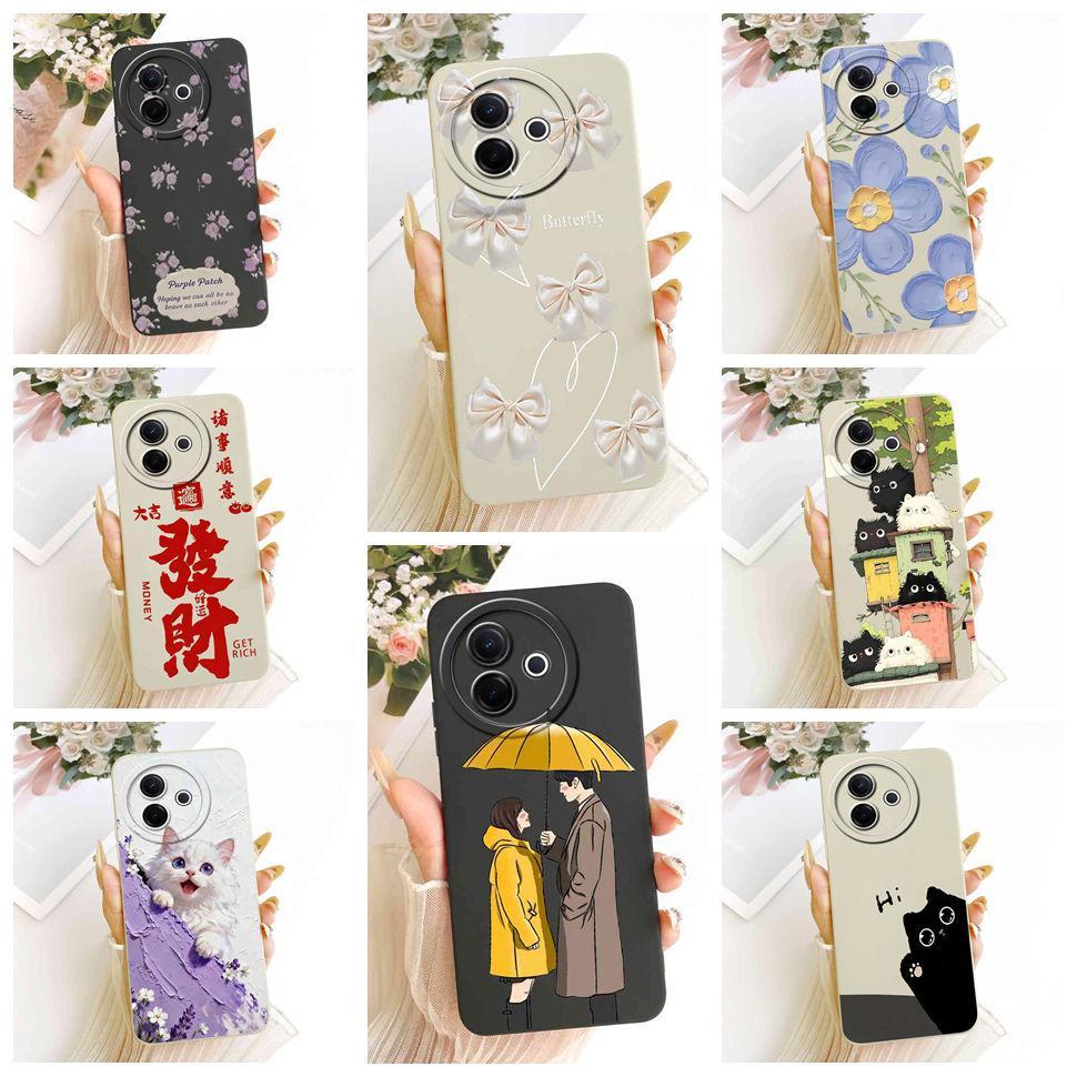 สําหรับVivo Y39 5G V2443 กรณีคู่สไตล์ชายหญิงซิลิโคนMatte Cover CoqueสําหรับVivo Y39 5G V2436 6.68 "เ