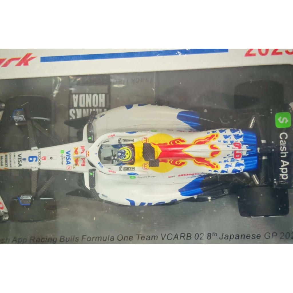[คลังสินค้าพร้อม] SPARK 2025 Japan Station RB02 Hajar F1 Resin Racing Model 1: 43 Little Red Bull
