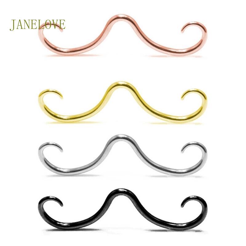 JLOVE Mostache Septum แหวนจมูกเจาะแฟชั่น Septum Body เครื่องประดับใช้งานง่าย