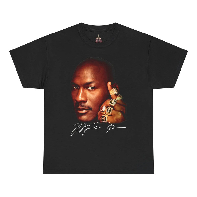 เสื้อยืด Michael Jordan Six Championship 6 Rings