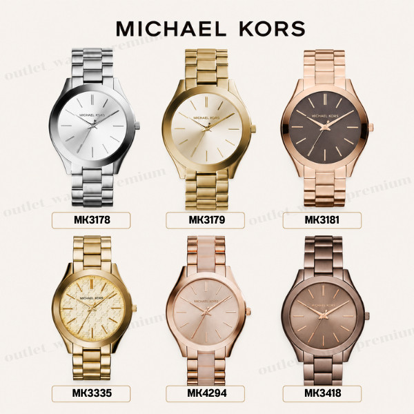 MK3418 MK4294 MK3181 MK3178 39mm นาฬิกาแบรนด์เนมMK นาฬิกาผู้หญิงผู้ชาย สินค้าพร้อมจัดส่ง