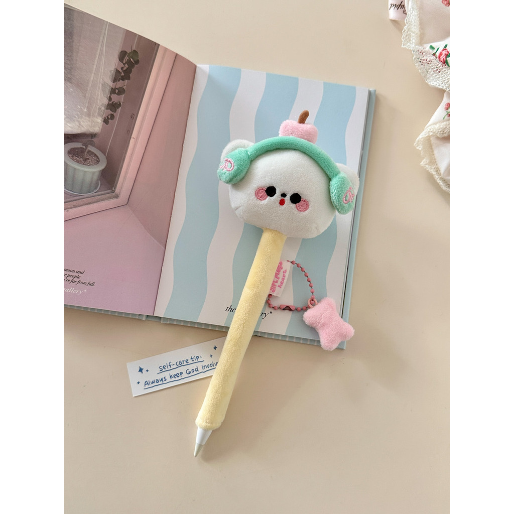 Girl Play Heart Cute Plush Pen Case Apple Apple pencil Protective Case Tablet Touch Screen Capacitiv
